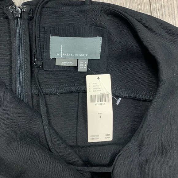 By Anthropologie Slim Linen Midi Dress Sz‎ 4 NWT - Picture 8 of 10